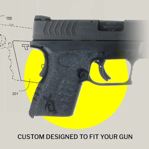 Vista 4 de TALON Grips para correa trasera pequeña compacta Springfield XD(M) 0.354 in/.40, 3.8 pulgadas