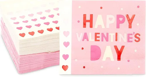 Vista 16 de Sparkle and Bash Servilletas de cóctel para bebé, 5 x 5 pulgadas, plegadas, 100 unidades, 3 capas, color rosa degradado, servilletas de papel
