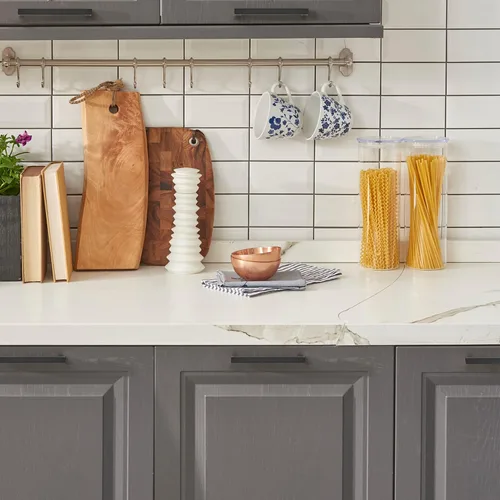 Vista 5 de Home Expert Paquete de 30 tiradores cuadrados para gabinete, color negro mate de 5 pulgadas, accesorios de cocina para armario