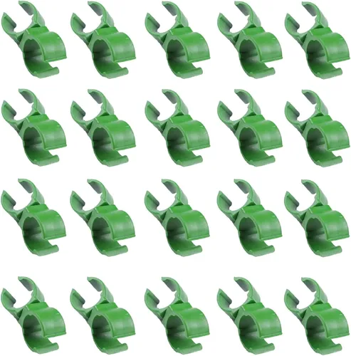Vista 8 de ZAYI Clip de conector de enrejado ajustable de 0.315 in, accesorios de stent de ratán verde para escalar, conector universal giratorio para plantas