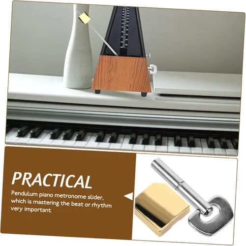 Vista 9 de Vaguelly Perilla de repuesto de péndulo de metrónomo para piezas de instrumentos musicales