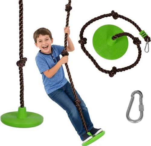 Vista 8 de Swurfer Columpio de árbol de discoteca – Juegos de columpios para patio trasero, columpio al aire libre, columpio al aire libre para niños, fácil