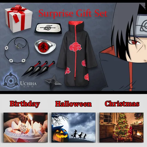 Vista 7 de Juego de 8 capas de anime para cosplay mercancía y regalos con licencia oficial disfraz de fiesta de Halloween para niños y adultos