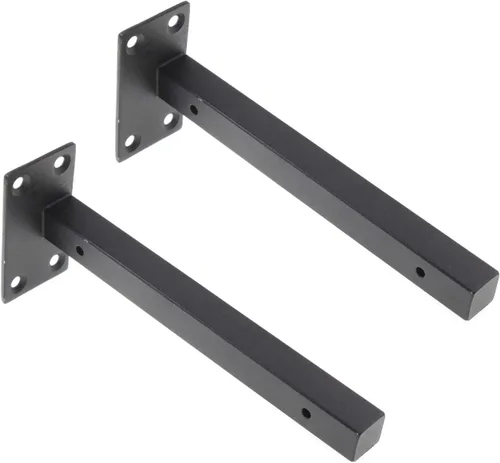 Vista 3 de Soportes de estante resistentes, soportes flotantes para estantes, estantes decorativos montados en la pared, soporte para colgar en la pared