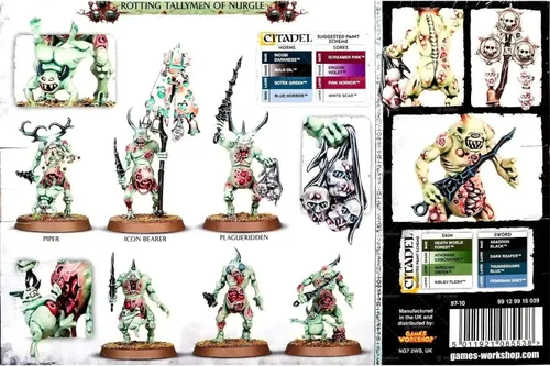Vista 2 de Games Workshop GW97-10 PORTADORES DE NURGLE