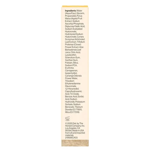 Vista 10 de Honest Beauty Mini Vitamin C Radiance Serum, mejora el tono de la piel y la tez, suave para pieles sensibles, sin fragancia, vegano