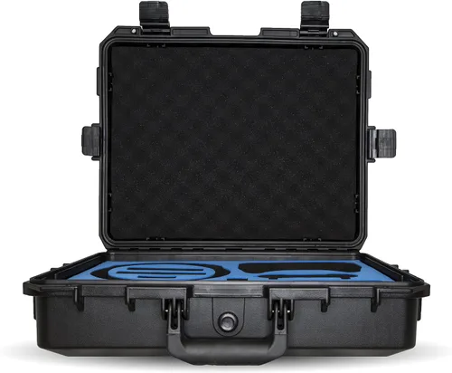Vista 4 de SSE Estuche rígido de almacenamiento compacto resistente al agua para gafas DJI FPV VR y DJI Mavic Air + se adapta a accesorios adicionales