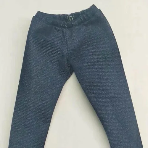Vista 6 de Gazechimp Pantalones de lápiz coloridos para muñecas de 1/4 para ropa de muñeca BJD, pantalones ajustados, azul