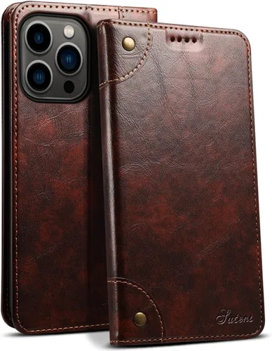 Vista 7 de SINIANL Funda tipo cartera compatible con iPhone 14 Plus, con función atril magnético, tarjetero de crédito para iPhone 14 Plus de 6.7 pulgadas