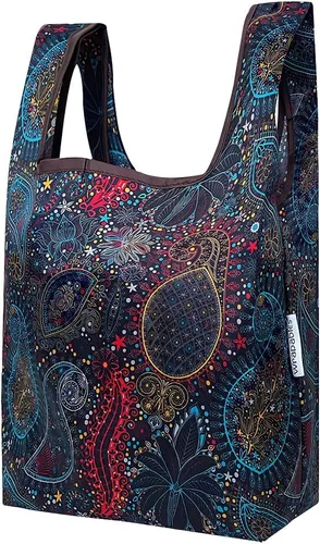 Vista 8 de Bowbear Divertido y plegable pequeño JoliBag Bolsa de compras reutilizable