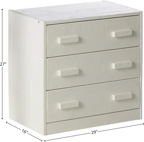 Vista 8 de DONCO Kids Sweet Dreams - Cama tipo loft baja con acabado blanco y gris