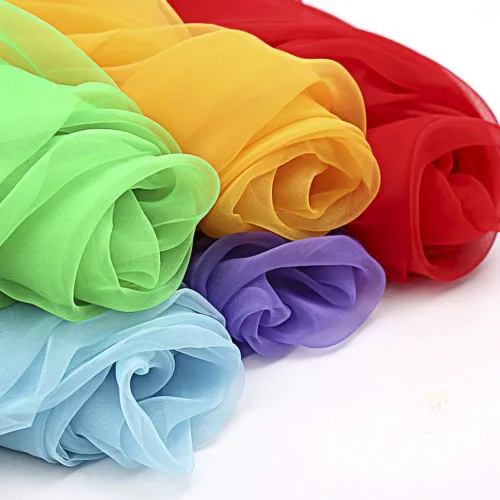 Vista 5 de 30 bufandas sensoriales, bufandas de malabares para niños, bufanda cuadrada de baile, bufandas de movimiento mágico, accesorios de rendimiento