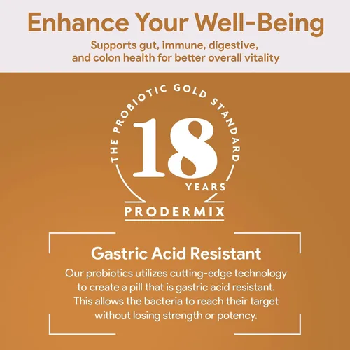 Vista 7 de Probiótico ultra fuerte para hombres y mujeres que apoya la salud intestinal, inmunológica, digestiva y del colon, 6 cepas potentes, 100 mil
