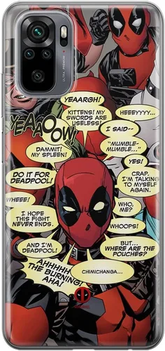 Vista 9 de ERT GROUP Funda de teléfono móvil para Xiaomi REDMI Note 10/10S original y con licencia oficial de Marvel, Deadpool 003, adaptada óptimamente a
