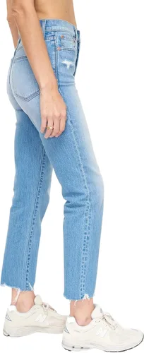 Vista 2 de Pistola Jeans clásicos de tiro alto Charlie para mujer