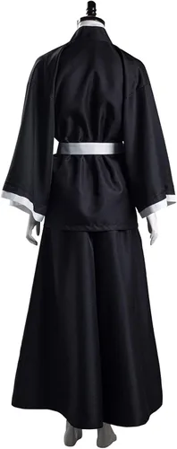 Vista 3 de KoleGoe Disfraz de anime Kuchiki Ruki para mujer, disfraz de cosplay japonés para Halloween