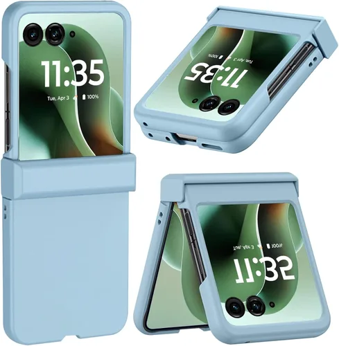Vista 12 de NINKI Funda protectora para Motorola Razr Ultra 2025 con protector de bisagra, delgada, a prueba de golpes, para Motorola Razr 60 Ultra, funda