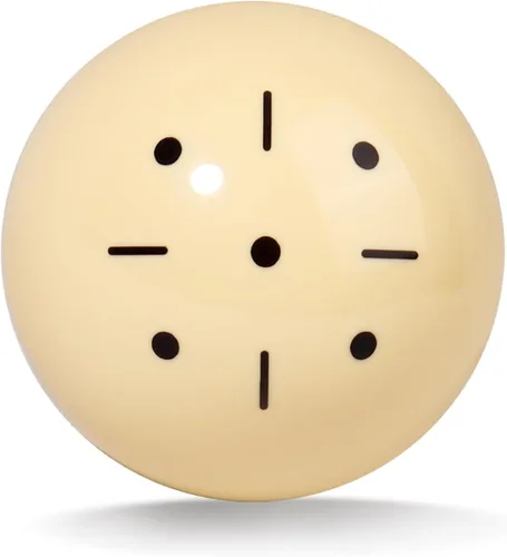 Vista 8 de GSE Billiard Training Cue Ball, AAA-Grade PRO Cup Standard Pool Cue Ball 2 puntos negros