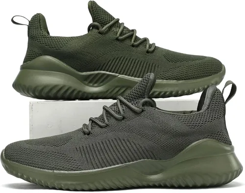 Vista 6 de Zapatillas de tenis para correr para hombre, suela suave de malla transpirable ligera