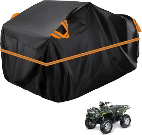 Vista 19 de Cubierta para ATV impermeable compatible con Arctic Cat H1 EFI TRV Cruiser 4x4 2011, cubierta de 210D para vehículos de 4 ruedas, cubierta para quad