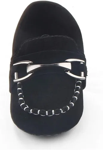 Vista 4 de Zapatos Oxford de piel sintética para niños y niñas, adecuados para gatear, vestido de boda, fiestas de cumpleaños y cualquier ocasión