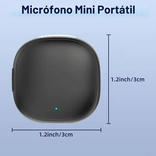 Vista 7 de NPTCL Micrófono Lavalier inalámbrico para iPhone 17/16/15 - Mini micrófono con cancelación de ruido Ai USB C Clip en el micrófono de solapa