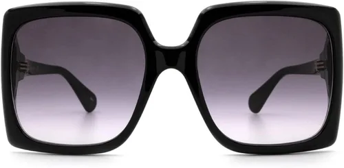 Vista 2 de Gucci GG0876S - Lentes de sol para mujer color negrogris 6020130 negro gris negro