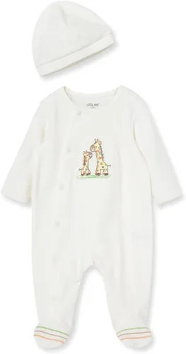 Vista 9 de Little Me Pijamas con Pies de Algodón Ropa de Dormir para Bebés Niños y Niñas Enterizo con Pies Verde