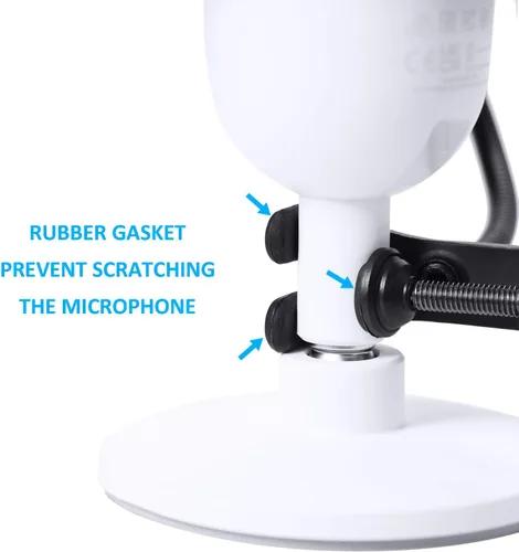 Vista 6 de YOUSHARES Razer Seiren Mini Filtro Pop con Paraviento de Espuma - 3 Capas de Protección Antipop y Cubierta de Espuma Compatible con Micrófono Razer
