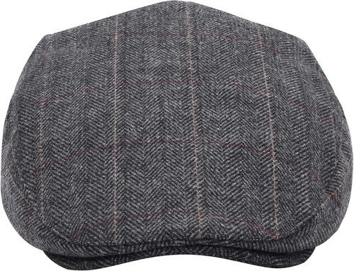 Vista 4 de STARANCE Sombrero de mezcla de lana para hombre, sombrero de hiedra de tweed