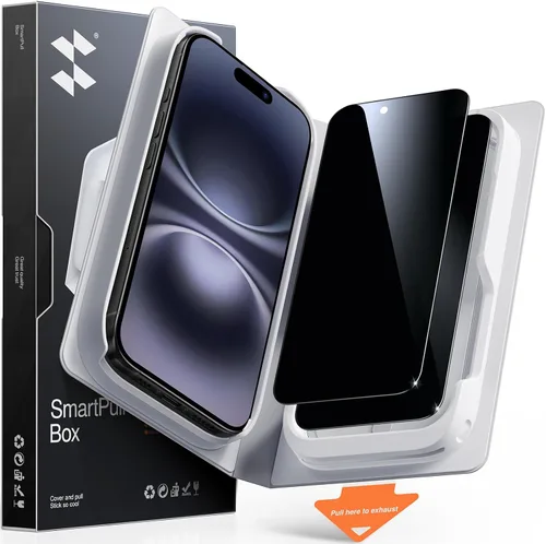 Vista 23 de SMARTDEVIL Paquete de 2 protectores de pantalla de vidrio templado para iPhone Air, protección antirroturas de grado militar, dureza 9H, película