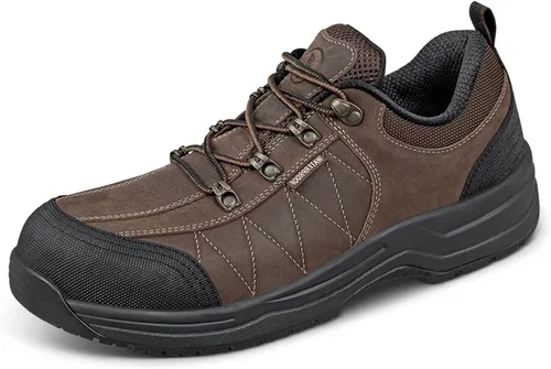 Vista 7 de Orthofeet Zapatos ortopédicos de trabajo de dolomita de cuero para hombre