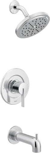 Vista 5 de Moen Cia T2263EPBG Posi-Temp Eco-Performance - Kit de molduras para grifo de bañera y ducha con 1 mango, requiere válvula