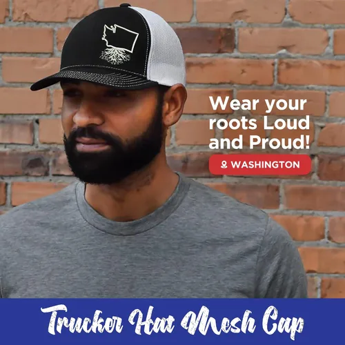Vista 2 de WYR Wear Your Roots - Gorra de béisbol para camionero Trucker talla única
