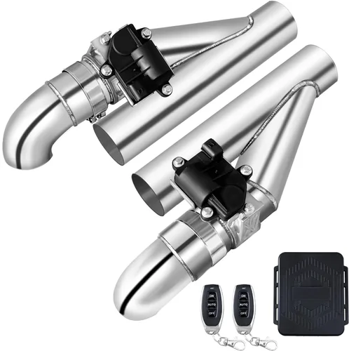 Vista 10 de peastorm Válvula de escape eléctrica de 2 pulgadas con salida de escape con codo, kit de válvula de escape Valvetronic