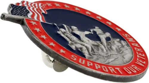 Vista 27 de PinMart Pin de veterano – Pin patriótico americano de solapa o sombrero – Orgulloso de ser retirado ejército, marina, fuerza aérea o cuerpo