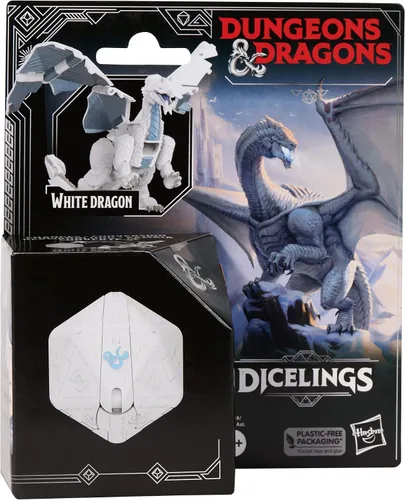 Vista 8 de Dungeons & Dragons Dicelings Azul Beholder Figuras de Acción Transformables de Dados Gigantes d20 de Monstruos Coleccionables para Juegos de Rol