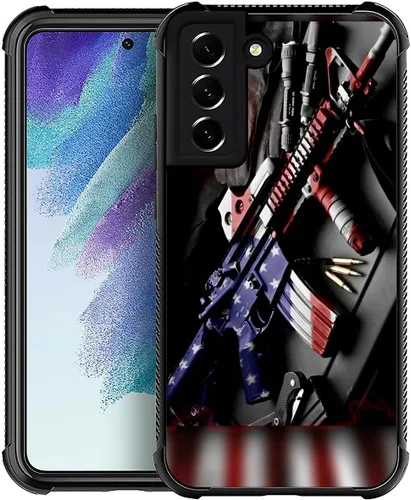 Vista 72 de Funda compatible con Samsung Galaxy S21, diseño de elefantes africanos, diseño increíble a prueba de golpes, antiarañazos, carcasa trasera