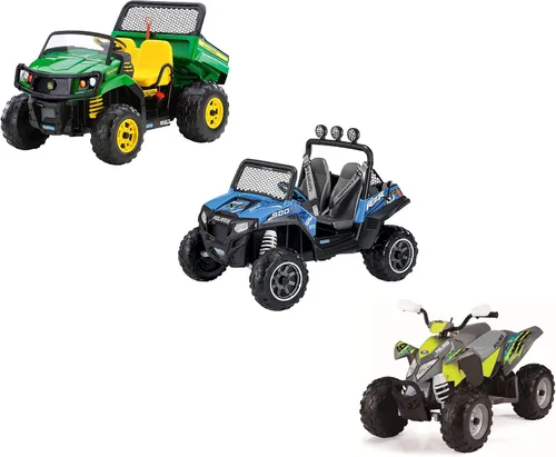 Vista 2 de Camión utilitario Peg Perego Taurus de 12 voltios y 12 Ah para Polaris Slingshot para Polaris RZR 900 para John Deere Gator XUV para Gaucho Rock'in