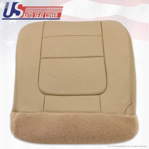 Vista 5 de 2001 para Ford F250 F350 Lariat Driver & Passenger Bottom Fundas de asiento de cuero TAN