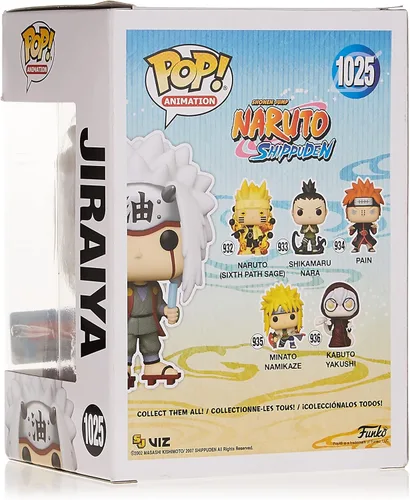 Vista 5 de Funko Pop! Naruto Shippuden - Jiraiya con paleta, figura de vinilo exclusiva de la convención de otoño 2021 #1025