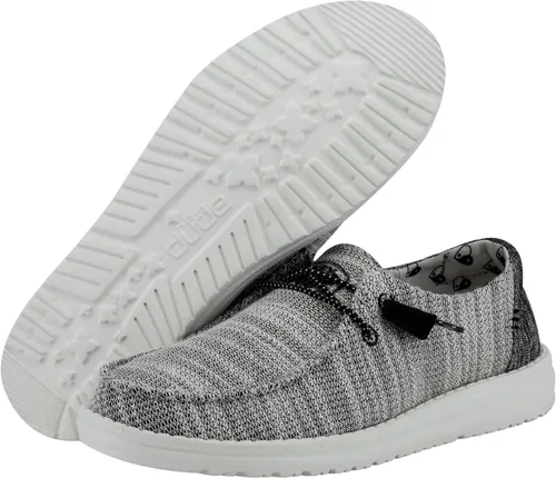 Vista 130 de Hey Dude Wendy - Zapatos de mujer, mocasines sin cordones para mujer, cómodos y ligeros