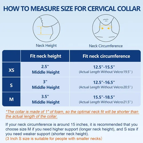 Vista 2 de CozyHealth Soporte de cuello para dolor de cuello y apoyo, soporte suave para el cuello alivia el dolor y la presión en la columna vertebral