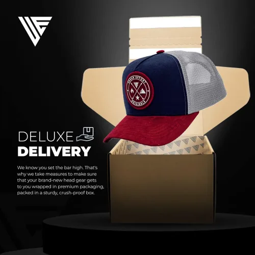 Vista 18 de Urban Effort Gorra trasera de malla, para hombres y mujeres, gorra de béisbol de 5 paneles, gran cierre a presión para caza y senderismo