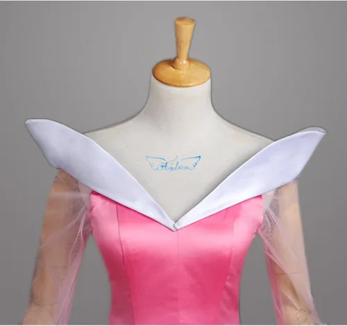 Vista 5 de Angelaicos Vestido de princesa de satén para mujer, disfraz de cosplay de Halloween