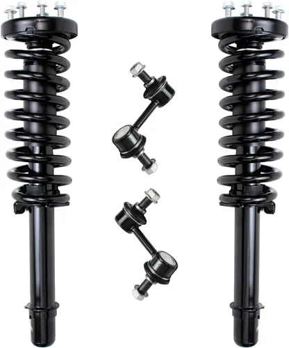Vista 20 de Detroit Axle - Kit de 4 piezas de puntales delanteros para Toyota Highlander 2001 2002 2003, enlaces de barra antivuelco estabilizadores y puntales