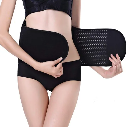 Vista 2 de Corsé de fajacinturón de entrenamiento para mujer, banda de vientre para embarazo, ropa ajustada