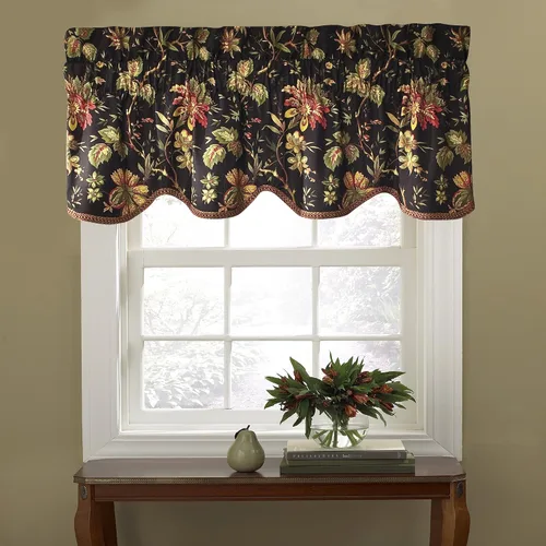 Vista 20 de Waverly Forever Peony - Juego de edredón de 4 piezas, 100% algodón, estampado floral de bayas, tamaño matrimonial/queen, con 2 fundas de almohada
