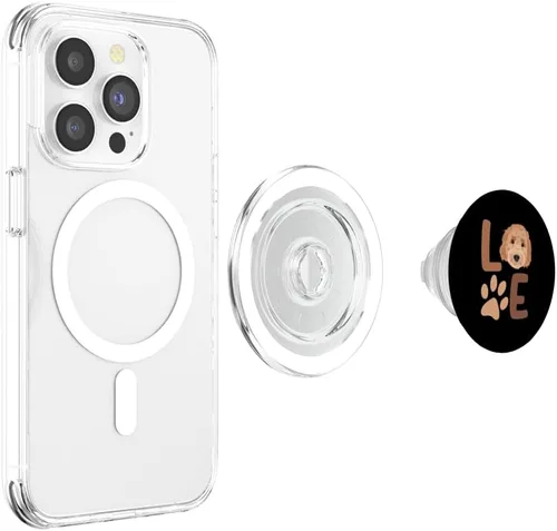 Vista 4 de Love Cockapoo Lover Cockapoo Owner Cockapoo Girl PopSockets MagSafe PopGrip para iPhone