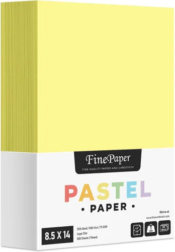 Vista 8 de Papel de color pastel azul – Ideal para artes y manualidades e impresión de papelería – 8.5 x 14 pulgadas (tamaño menú/legal) – Bono de 20 libras